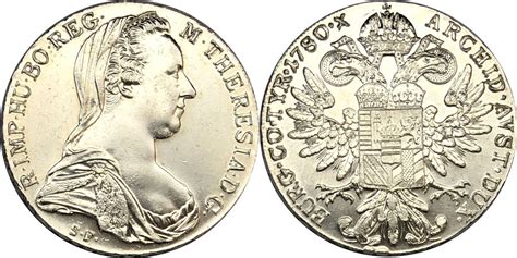 Österreich 1 Taler 1780 NP. Maria Theresia Offizielle Nachprägung vz-st ...