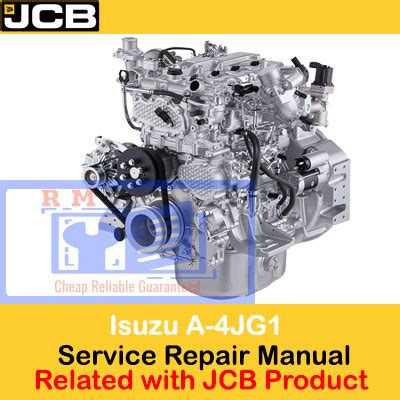 JCB Engines Isuzu A 4JG1 Workshop Manual