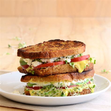 The Best Sprout Sandwich Vegan Dishes Quick Healthy Breakfast