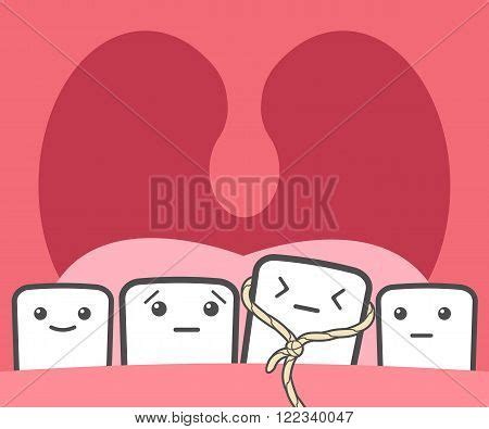 Tooth Pulled Thread Vector Photo Free Trial Bigstock