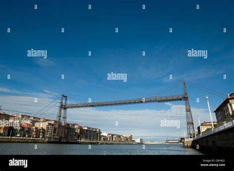 Puente de Vizcaya bridge, UNESCO heritage, Bilbao. Spain Stock Photo - Alamy