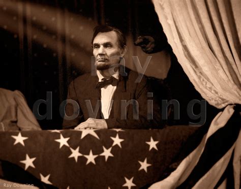 Abraham Lincoln At Fords Theater Ray Downing