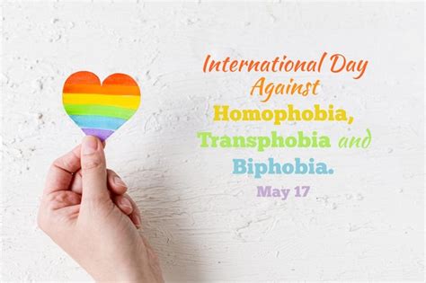 Internationaler Tag Gegen Homophobie Transphobie Und Biphobie Mai