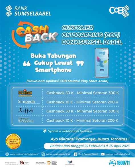 Promosi Cashback Hingga Rp Bank Sumsel Babel