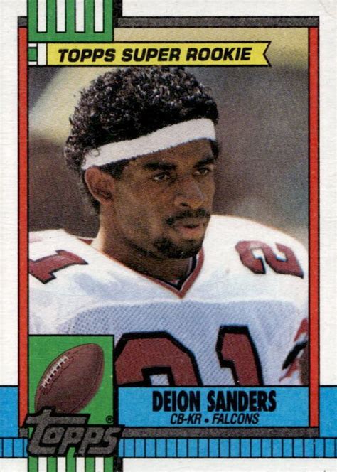 Deion Sanders 1990 Topps 469 Base Price Guide Sports Card Investor