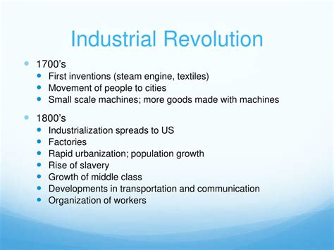 PPT Period 5 Industrialization And Global Integration C 1750 To C