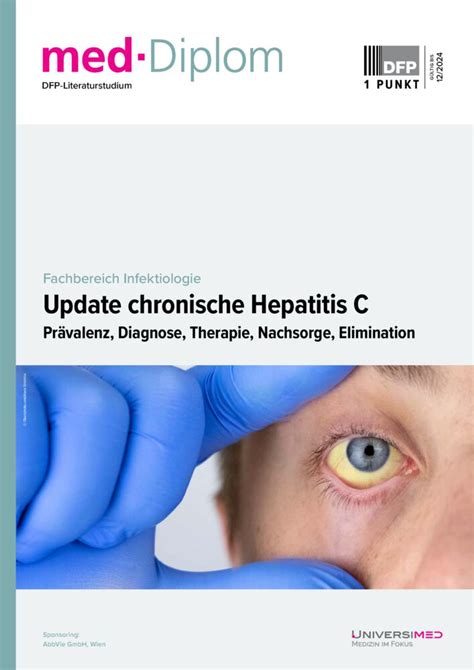 Update Chronische Hepatitis C Pr Valenz Diagnose Therapie Nachsor