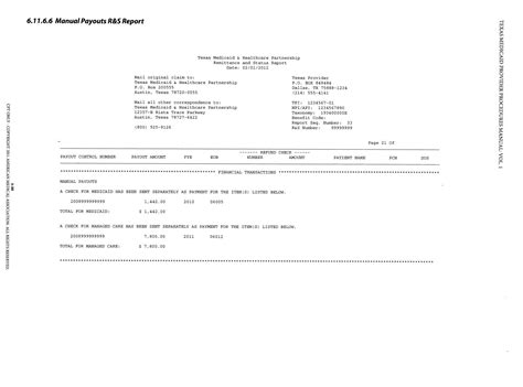 Texas Medicaid Provider Procedures Manual Volume 1 General Information Page 6 88 The