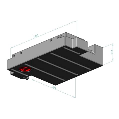 Réservoir d eau usée Sprinter 100L APLAST Circuit d eau camping car