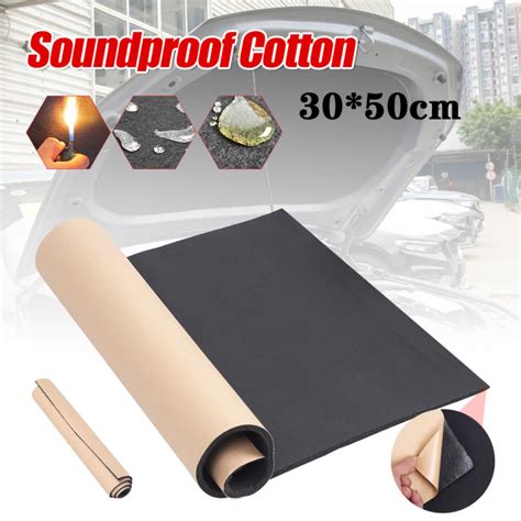 Maloos Brt[new] Car Sound Deadening Mat 30x50cm 3mm 6mm 8mm 10mm Thick Rubber Sound Deadener