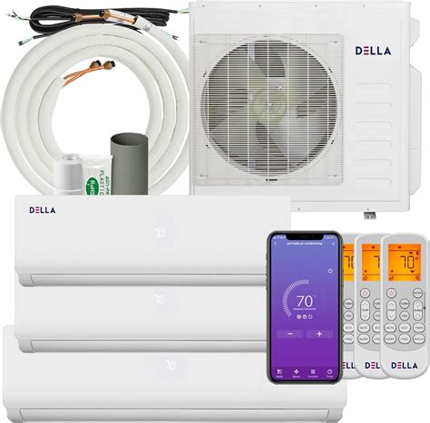 Della 12000 Btu Wifi Enabled 17 Seer2 Cools Up To 550 Sqft Energy