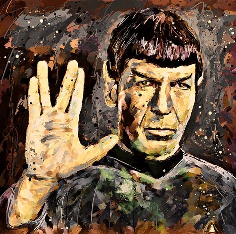 Dark Spock Star Trek Digital Art by Vivian Frerichs | Fine Art America