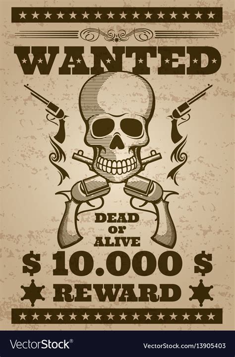 Wild West Wanted Poster | Mt Home Arts