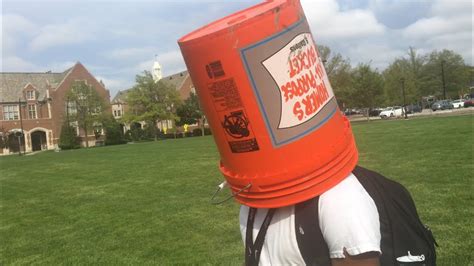 Bucket Over Head Prank Youtube