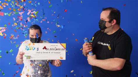 Tavistock Ont Couple Wins 50 Million In Lotto Max Jackpot Ticket