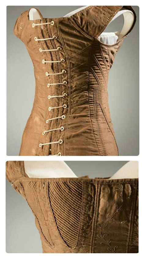 1815 Regency Cotton Sateen Corset Stays Regency Era Fashion Regency