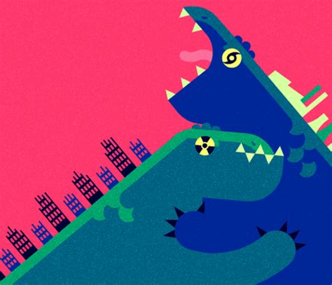 robinwdavey: Warring Godzillas from this month’s Wired Italia. For a column discussing the ...