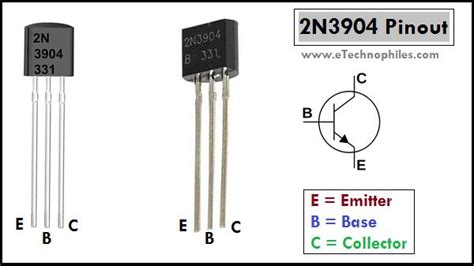 2N3904 Transistor Pinout, Datasheet, Specs & Equivalent