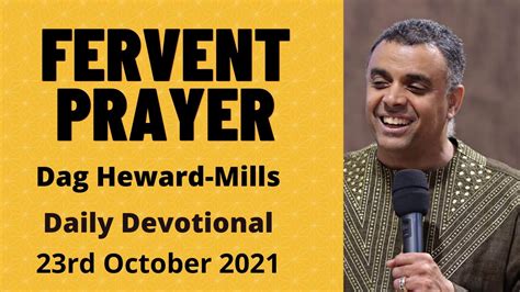 Fervent Prayer Dag Heward Mills Daily Counsel Daily Devotional Read