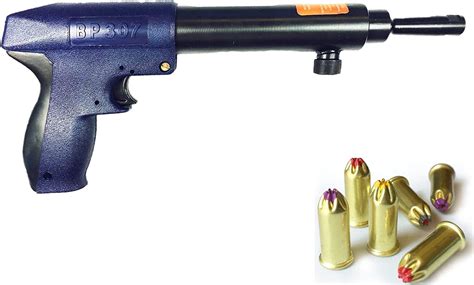 .22 Cal Single Shot Powder Actuated Tool, Framing Basement Concrete ...