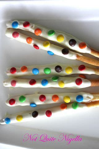 Recipe: Pocky ice cream sundae with M&Ms, marshmallows, Jaffas and 100s ...