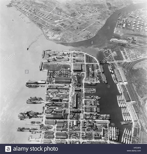 Aerial View of Philadelphia Naval Shipyard in March 1948