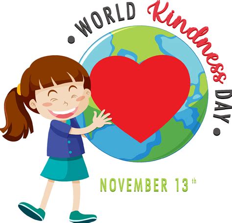 World Kindness Day Poster Design Vector Art At Vecteezy