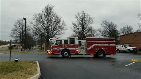 Fairfax County Engine Reserve And Medic Responding Youtube