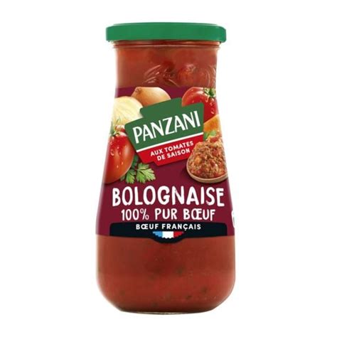 Sauce bolognaise pur bœuf PANZANI le pot de 400g à Prix Carrefour