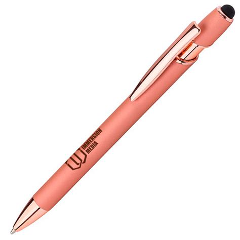 Lewes Rose Gold Stylus Pen 302308 4imprint Co Uk