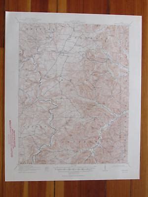 Peebles Ohio Original Vintage Usgs Topo Map Ebay