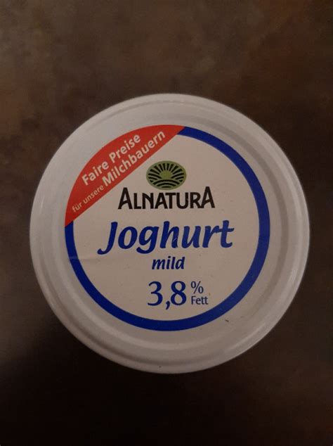 Alnatura Naturjoghurt 3 5 Kalorien Joghurt Fddb