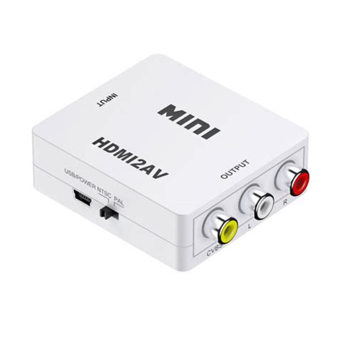 Hdmi To Av Rca Composite Video Usb Powered Lr Audio Converter