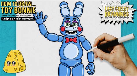 How To Draw TOY BONNIE Five Nights At Freddy S Easy Step By Step