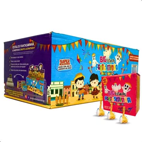 Kit Caixa C 50x30 Biribinha Estalinho Bombinha Festa Junina Frete grátis