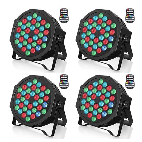 Somspot Luz Par Led Rgb Para Escenario Piezas Leds Efecto De Luz