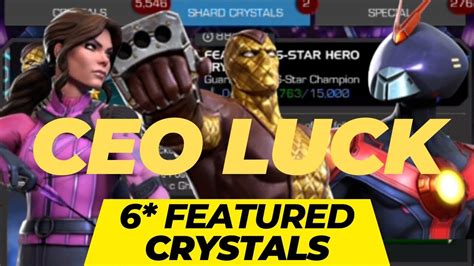 6 Featured Crystals Opening Insane Luck 3 New Champions Youtube