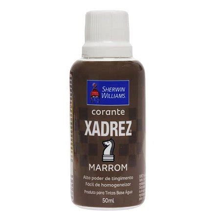 Corante Líquido Xadrez Marrom 50ML Sherwin Williams Leste Imper A