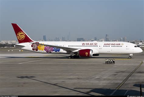 B 1115 Juneyao Airlines Boeing 787 9 Dreamliner Photo By ZGGGRWY01 ID