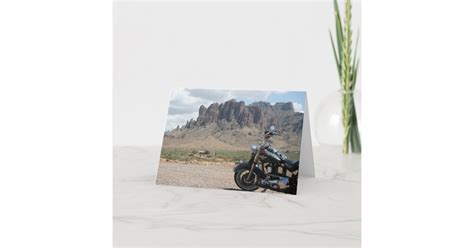 Motorcycle Birthday Card | Zazzle