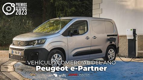 Premios Autocosmos 2023 el Peugeot e Partner es el Vehículo Comercial