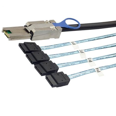 External Mini SAS SFF 8088 26P To 4x SATA 7P Female Breakout Cable