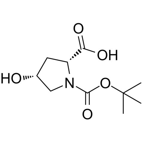 N Boc Cis 4 Hydroxy D Proline CAS 135042 12 5 Chemsrc