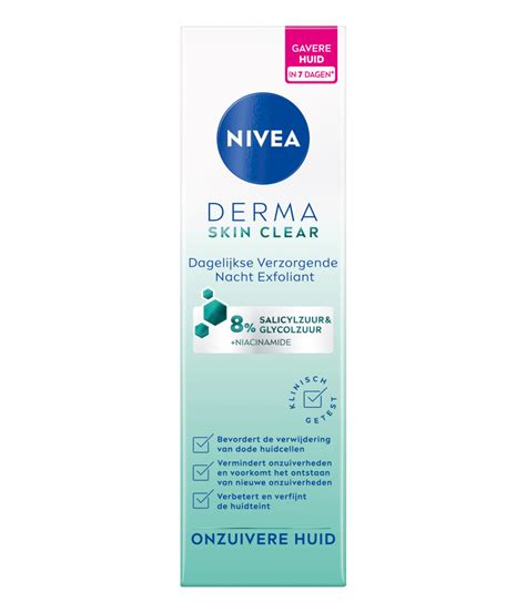 Nivea Derma Skin Clear Nacht Exfoliant 40ml Nivea