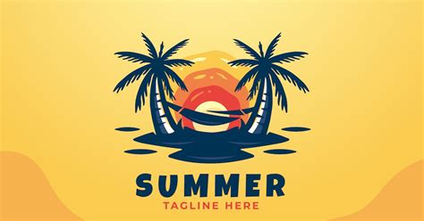 Summer - Logo Design Template, Graphic Templates - Envato Elements