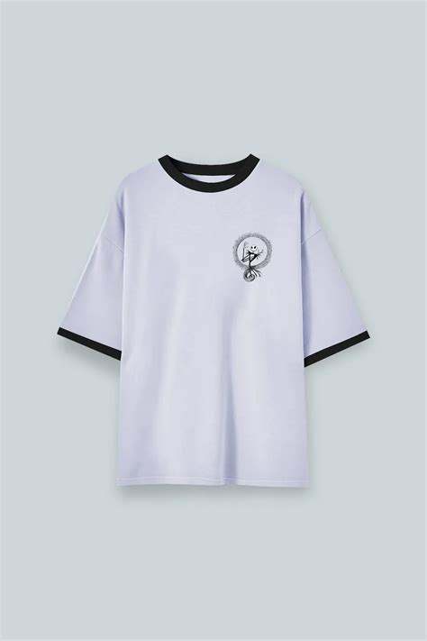 CAMISETA LILA OVERSIZE EL EXTRAÑO MUNDO DE JACK JACK AND SALLY DANCE