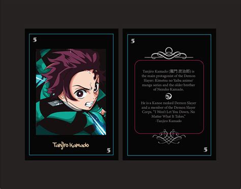 anime character cards  behance