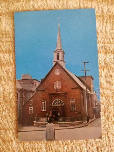 CHAPEL NOTRE DAME DES VICTOIRES QUEBEC KANADA VTG POSTKARTE P65 EBay