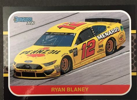 Spade Racing 2020 Donruss Panini Nascar Cards Unboxing PACK 15