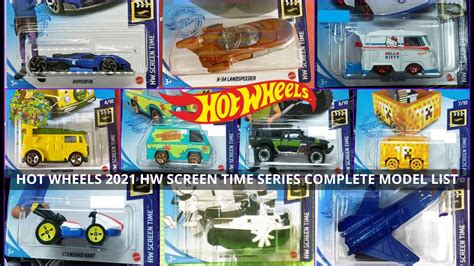 All Completed Hot Wheels 2021 HW Screen Time Series Star Wars Kool Kombi Mario Kart MORE